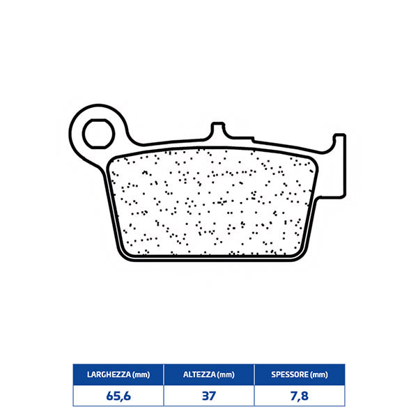 PASTIGLIE FRENO POSTERIORE CL BRAKES 1244RX3
