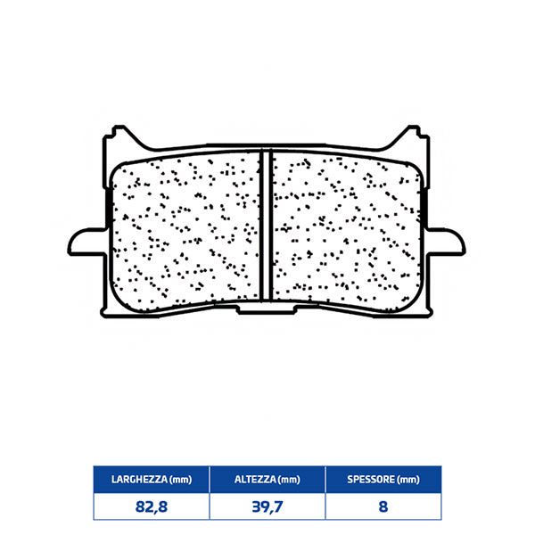 PASTIGLIE FRENO CL BRAKES 1245XBK5