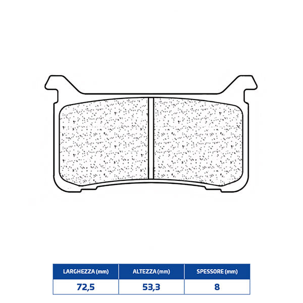 PASTIGLIE FRENO CL BRAKES 1252XBK5