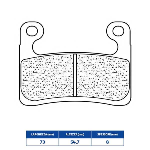 PASTIGLIE FRENO CL BRAKES 1257XBK5