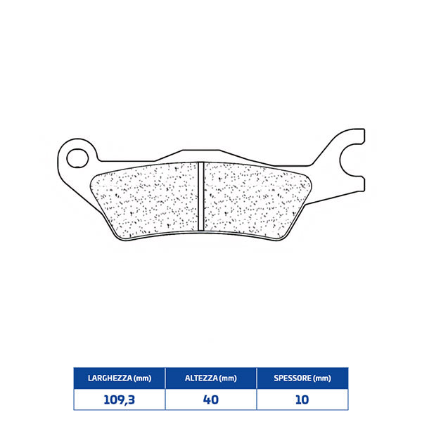 PASTIGLIE FRENO CL BRAKES 1258XBK5
