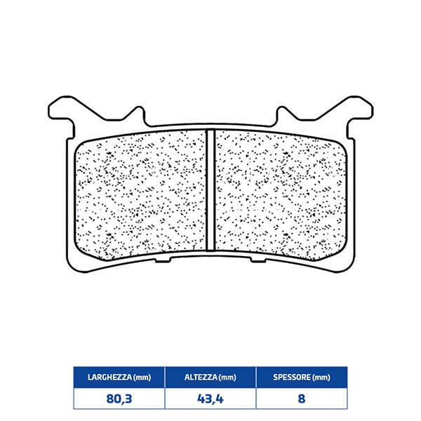 PASTIGLIE FRENO CL BRAKES 1273XBK5