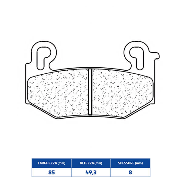 PASTIGLIE FRENO CL BRAKES 1280XBK5