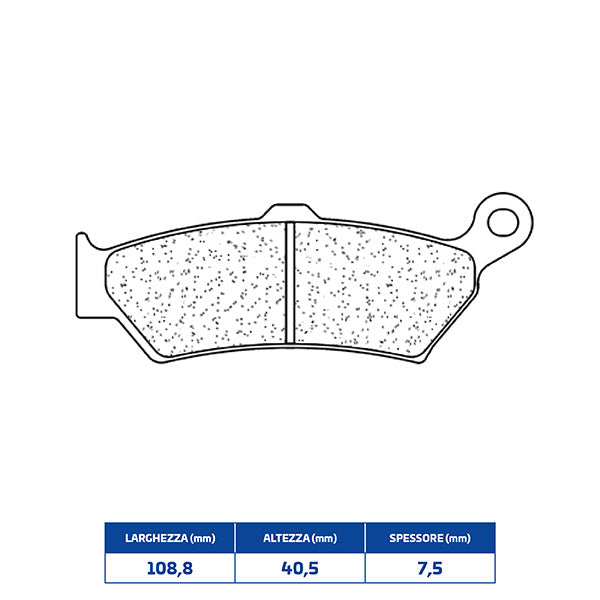 PASTIGLIE FRENO CL BRAKES 1281RX3