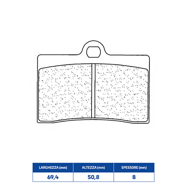 PASTIGLIE FRENO RACING ANTERIORE CL BRAKES 2247C60
