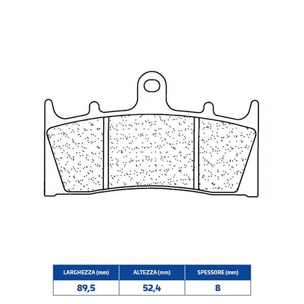 PASTIGLIE FRENO CL BRAKES 2255XBK5