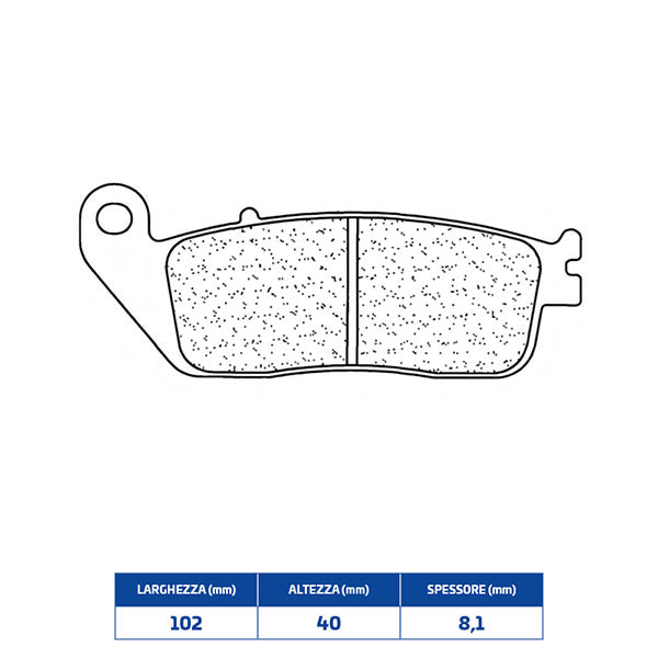 PASTIGLIE FRENO CL BRAKES 2256XBK5