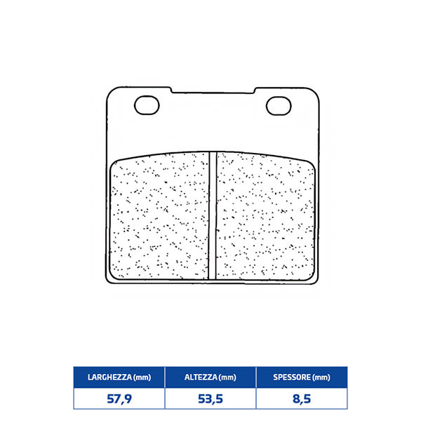 PASTIGLIE FRENO POSTERIORE CL BRAKES 2280RX3