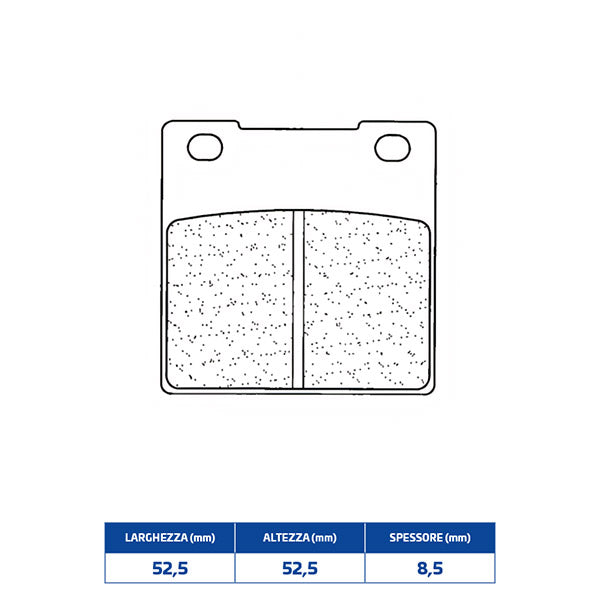 PASTIGLIE FRENO POSTERIORE CL BRAKES 2282RX3