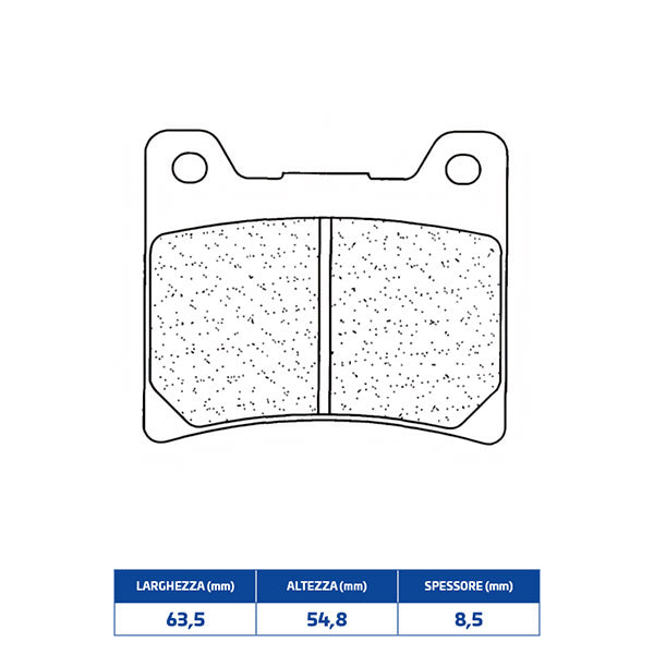 PASTIGLIE FRENO CL BRAKES 2283S4