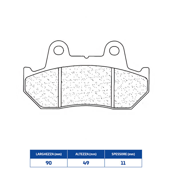 PASTIGLIE FRENO CL BRAKES 2289S4