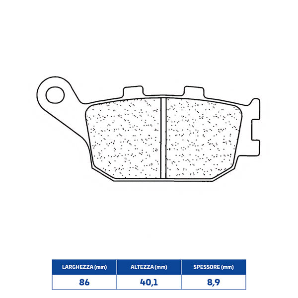 PASTIGLIE FRENO CL BRAKES 2296S4