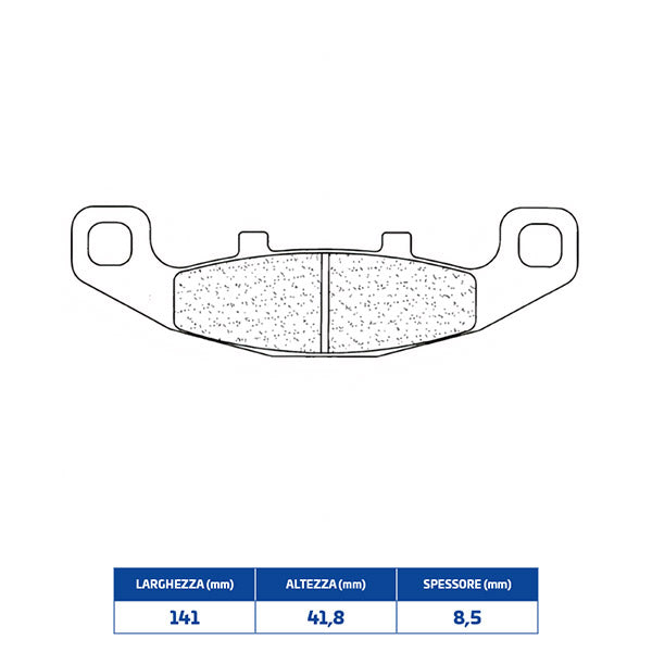 PASTIGLIE FRENO ANTERIORE CL BRAKES 2304A3+