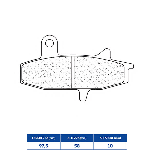 PASTIGLIE FRENO ANTERIORE CL BRAKES 2308A3+