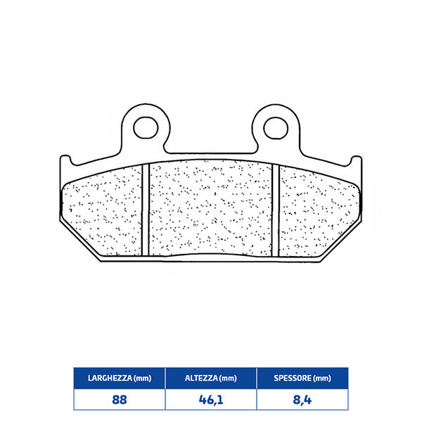 PASTIGLIE FRENO ANTERIORE CL BRAKES 2310A3+