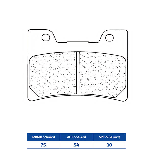 PASTIGLIE FRENO ANTERIORE CL BRAKES 2311A3+