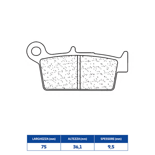 PASTIGLIE FRENO POSTERIORE CL BRAKES 2314X59