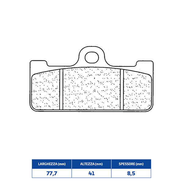 PASTIGLIE FRENO RACING ANTERIORE CL BRAKES 2329C60