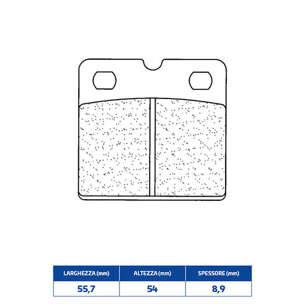 PASTIGLIE FRENO ANTERIORE CL BRAKES 2332A3+