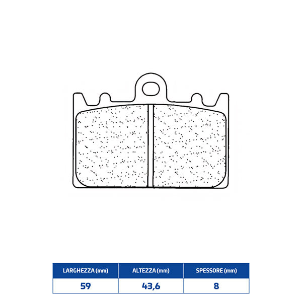 PASTIGLIE FRENO CL BRAKES 2363XBK5