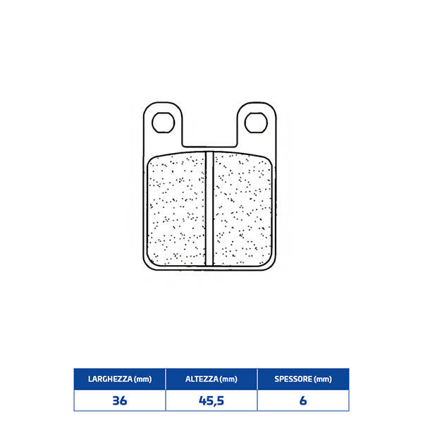 PASTIGLIE FRENO POSTERIORE CL BRAKES 2377RX3