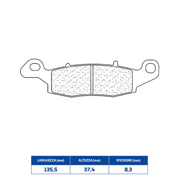 PASTIGLIE FRENO RACING ANTERIORE CL BRAKES 2384C60