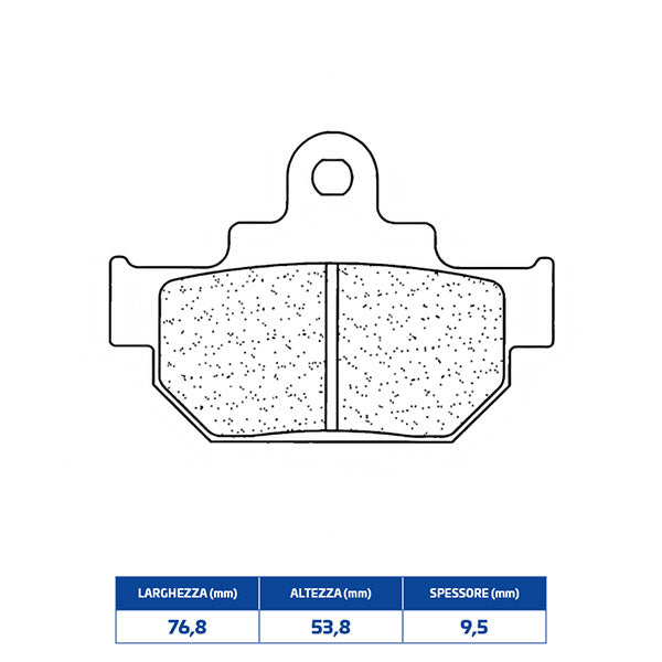 PASTIGLIE FRENO ANTERIORE CL BRAKES 2386A3+