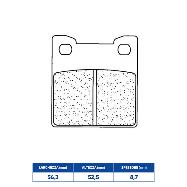 PASTIGLIE FRENO POSTERIORE CL BRAKES 2390RX3