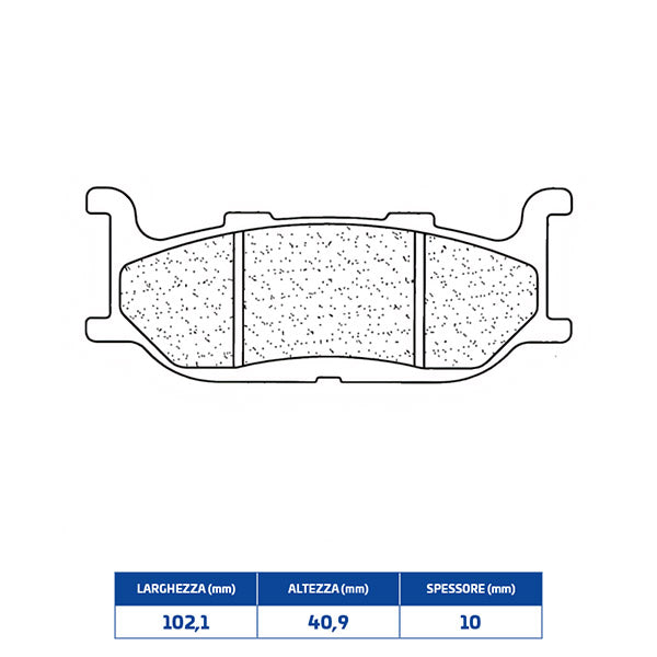 PASTIGLIE FRENO ANTERIORE CL BRAKES 2391A3+