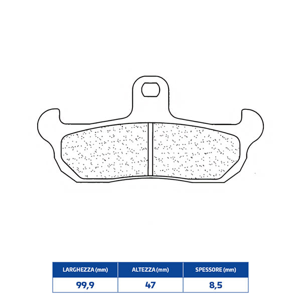 PASTIGLIE FRENO ANTERIORE CL BRAKES 2400EN10