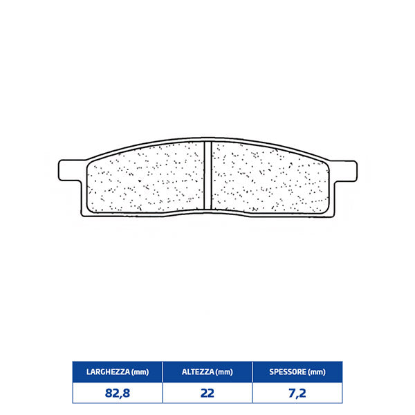 PASTIGLIE FRENO CL BRAKES 2424MX10