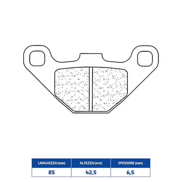PASTIGLIE FRENO ANTERIORE CL BRAKES 2466A3+