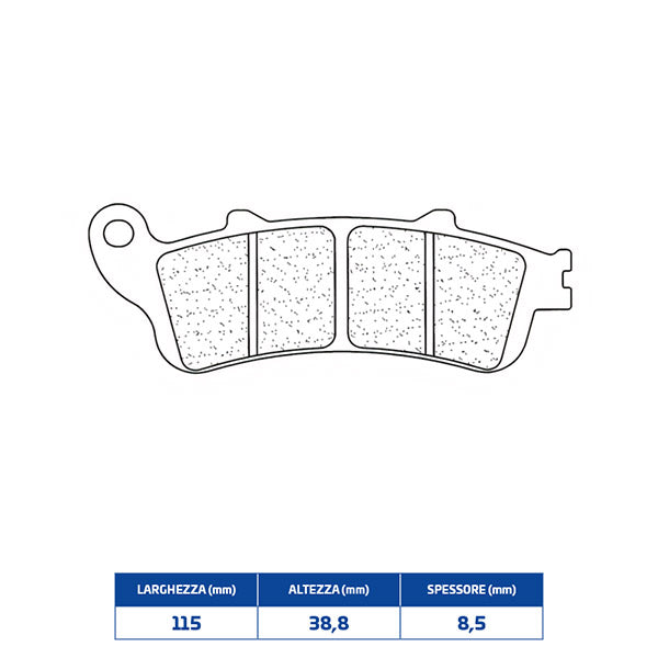 PASTIGLIE FRENO ANTERIORE CL BRAKES 2602A3+