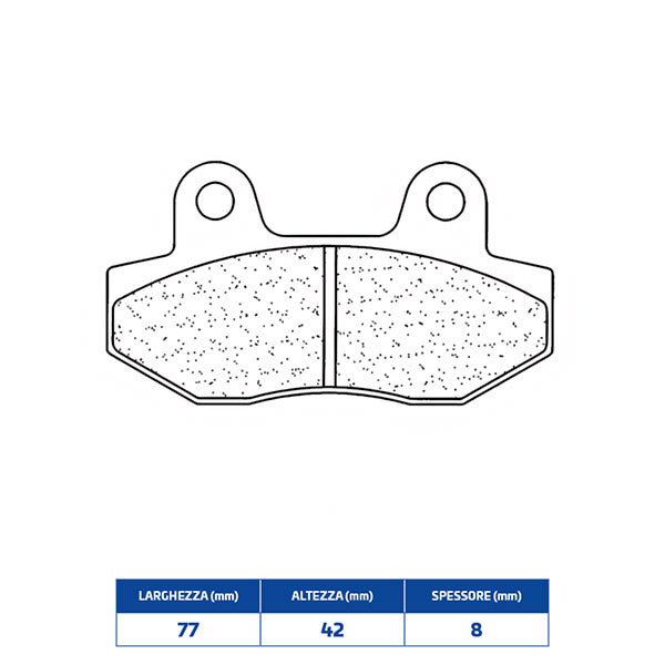 PASTIGLIE FRENO ANTERIORE CL BRAKES 2621A3+