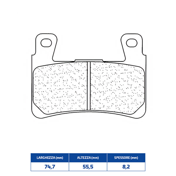 PASTIGLIE FRENO ANTERIORE CL BRAKES 2711A3+