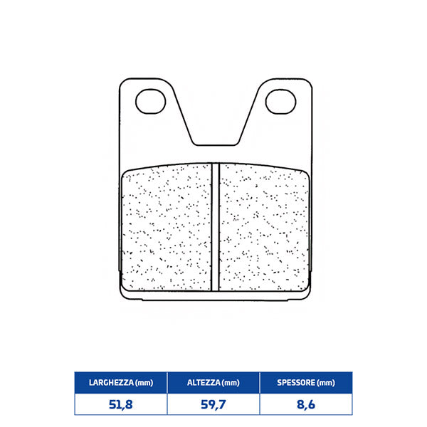PASTIGLIE FRENO POSTERIORE CL BRAKES 2713RX3
