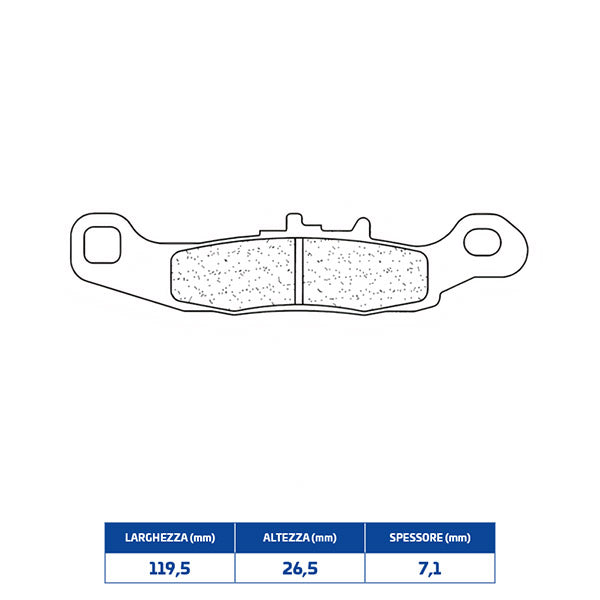 PASTIGLIE FRENO CL BRAKES 2750MX10