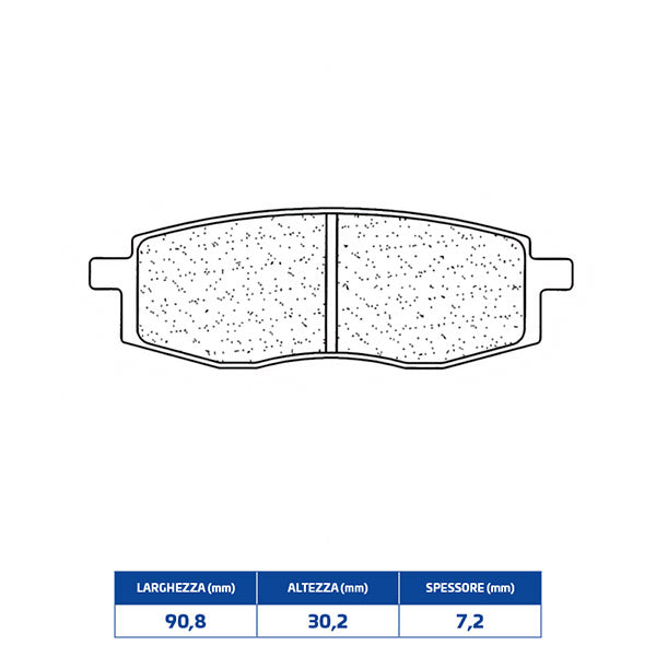 PASTIGLIE FRENO CL BRAKES 2792MX10