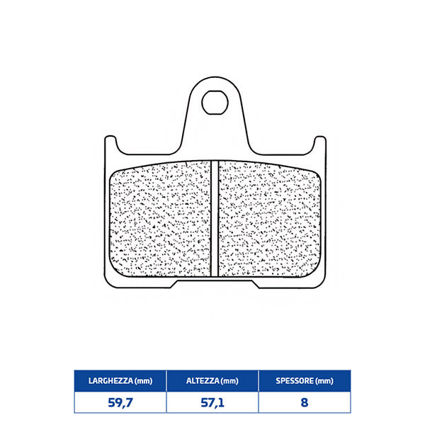 PASTIGLIE FRENO POSTERIORE CL BRAKES 2813RX3
