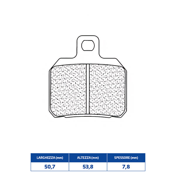 PASTIGLIE FRENO POSTERIORE CL BRAKES 2827RX3