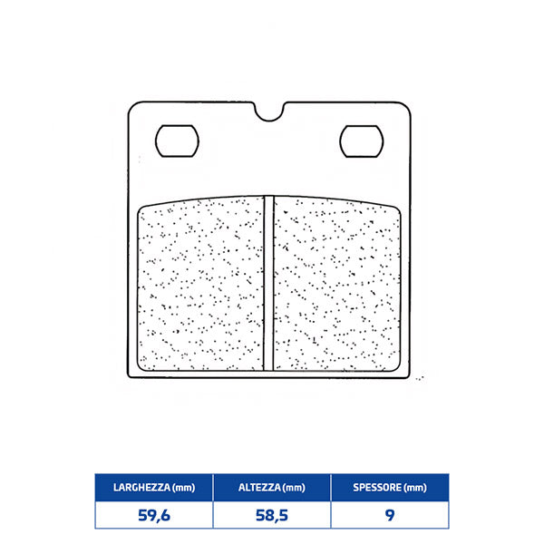PASTIGLIE FRENO ANTERIORE CL BRAKES 2840A3+