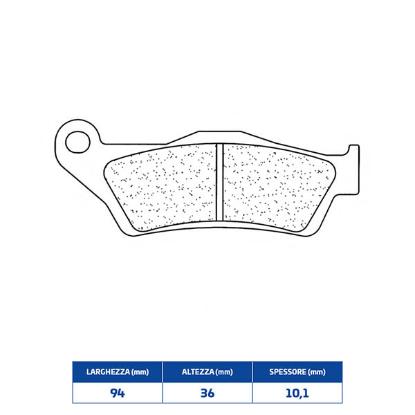 PASTIGLIE FRENO POSTERIORE CL BRAKES 2900RX3