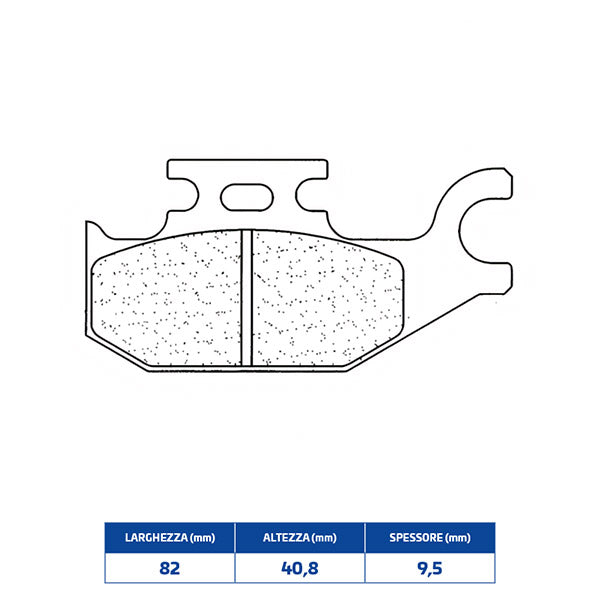 PASTIGLIE FRENO CL BRAKES 2923ATV1
