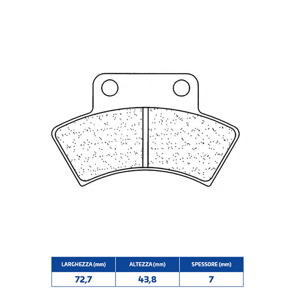 PASTIGLIE FRENO CL BRAKES 2924ATV1