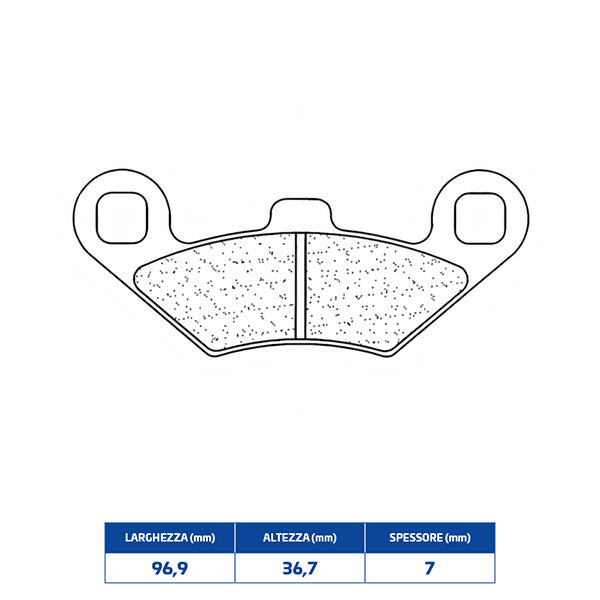 PASTIGLIE FRENO CL BRAKES 2927ATV1