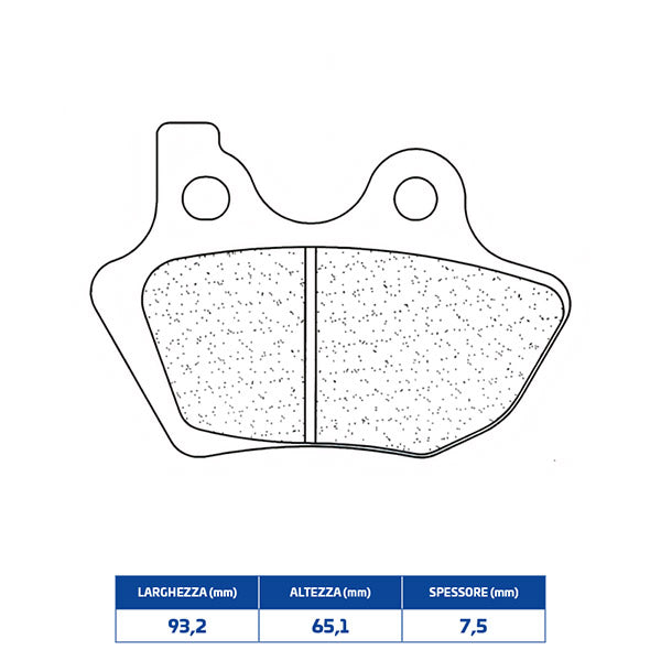 PASTIGLIE FRENO ANTERIORE CL BRAKES 2958A3+