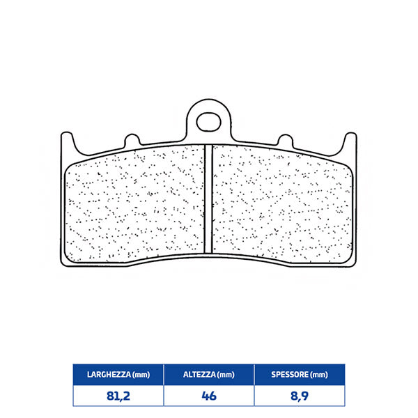 PASTIGLIE FRENO ANTERIORE CL BRAKES 2960A3+