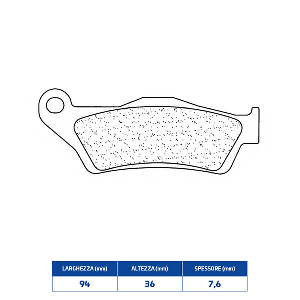 PASTIGLIE FRENO CL BRAKES 3028MSC