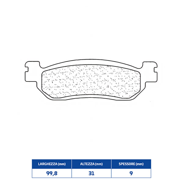 PASTIGLIE FRENO CL BRAKES 3033MSC