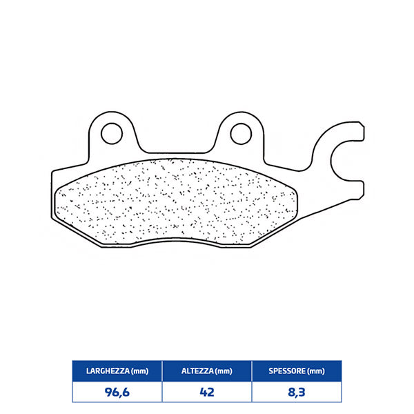 PASTIGLIE FRENO CL BRAKES 3036SC